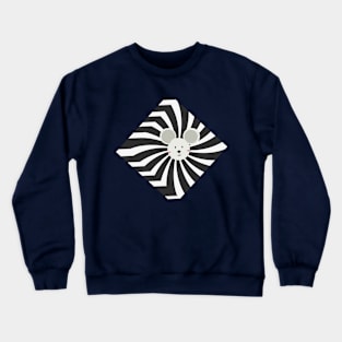 Black Spiral Cube T-shirt with mouse Crewneck Sweatshirt